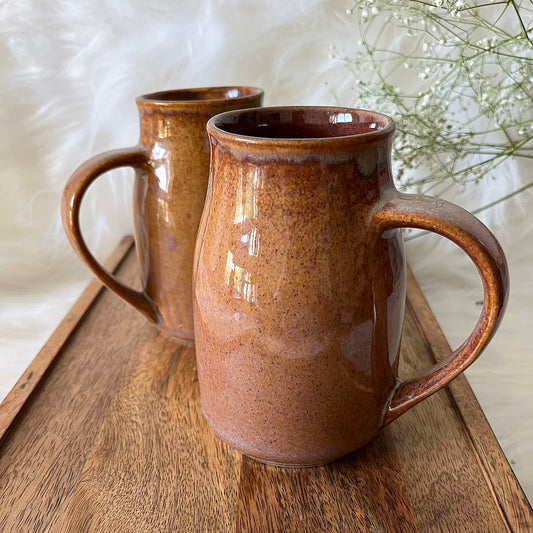 Ceramic Brown Tankard Mug