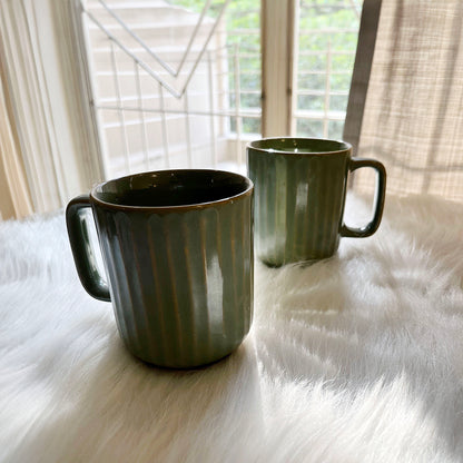 Ceramic Olive Green Coffee Mug