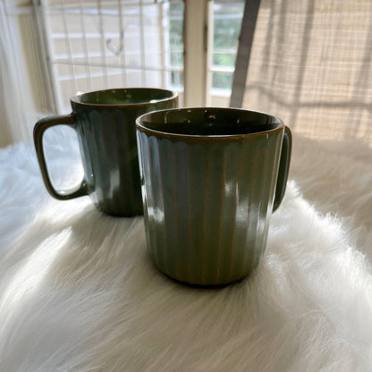 Ceramic Olive Green Coffee Mug