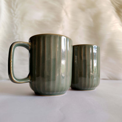 Ceramic Olive Green Coffee Mug