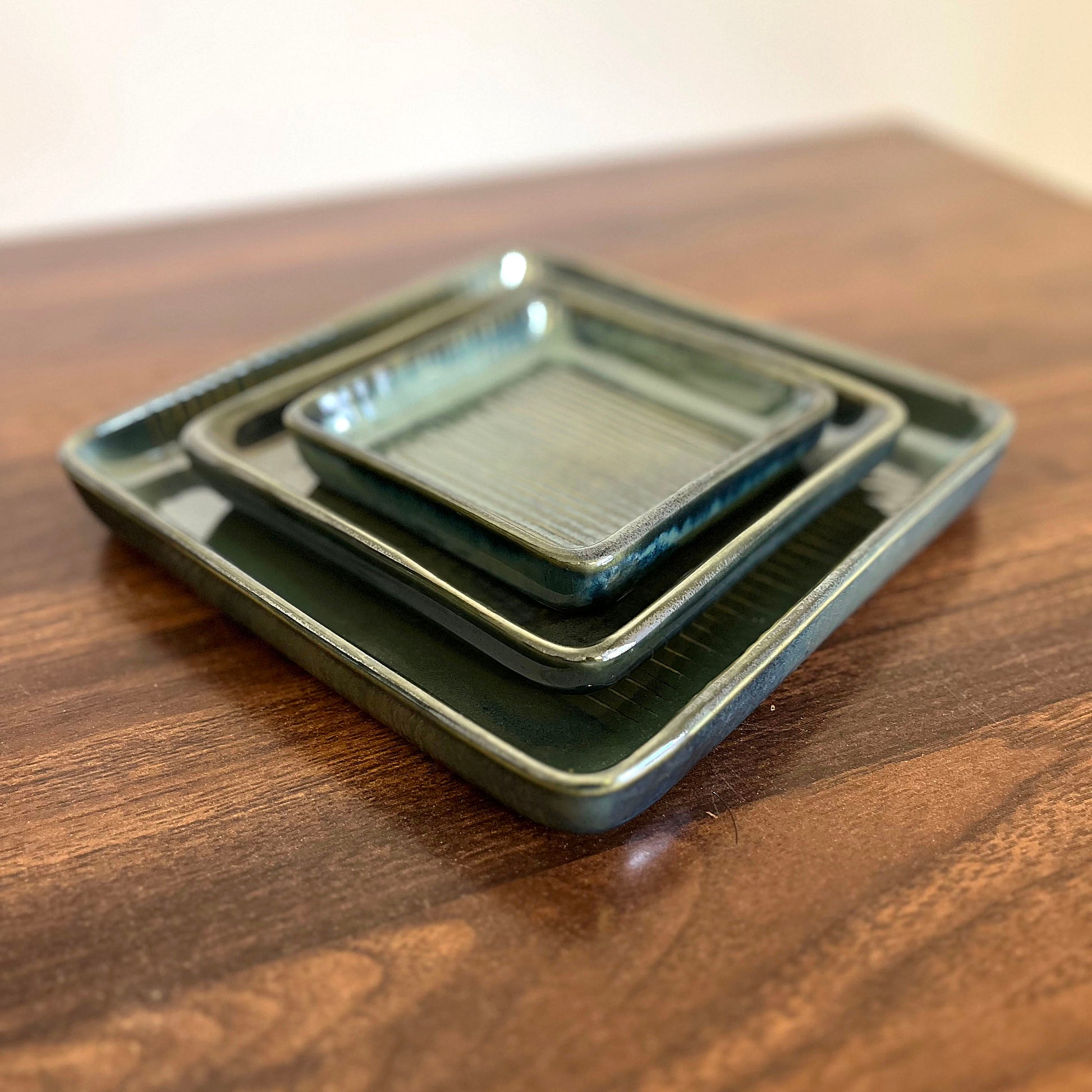 Ceramic Olive Green Platter