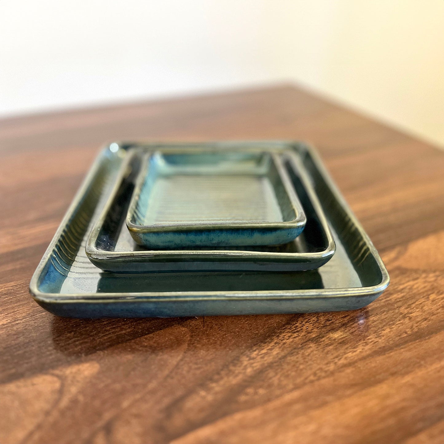 Ceramic Olive Green Platter