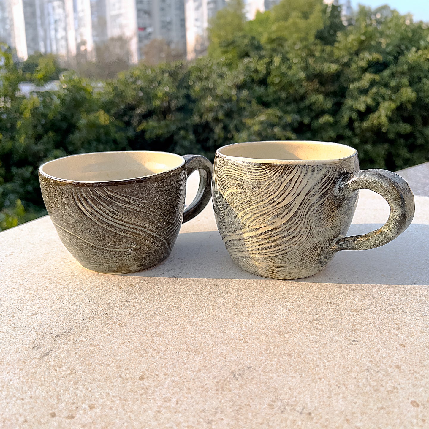 Whispering Woods Coffee Mugs - Set of 2