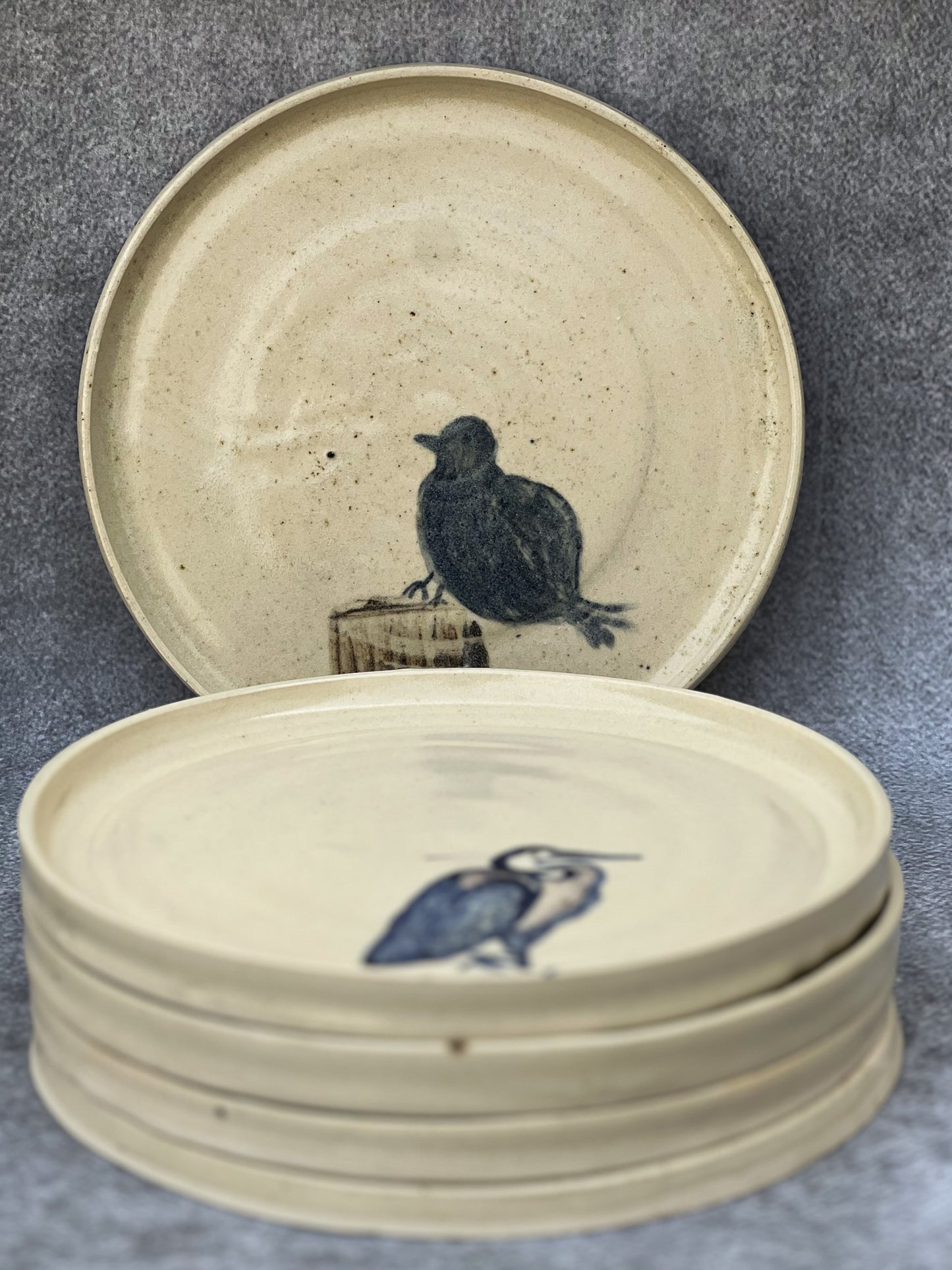 Avian Elegance Plates by Ritika Anand